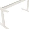TUBE instelbaar frame voor blad 120×60 cm – wit