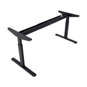 TUBE instelbaar frame voor blad 120×60 cm – zwart