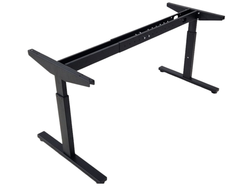 TUBE instelbaar frame voor blad 120×80 tot 180×80 cm – zwart