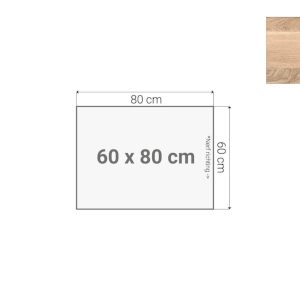 Los tafelblad 60×80 cm scandinavisch eiken