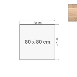 Los tafelblad 80×80 cm scandinavisch eiken