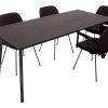 MAYA vergadertafel 200×80 cm volledig zwart