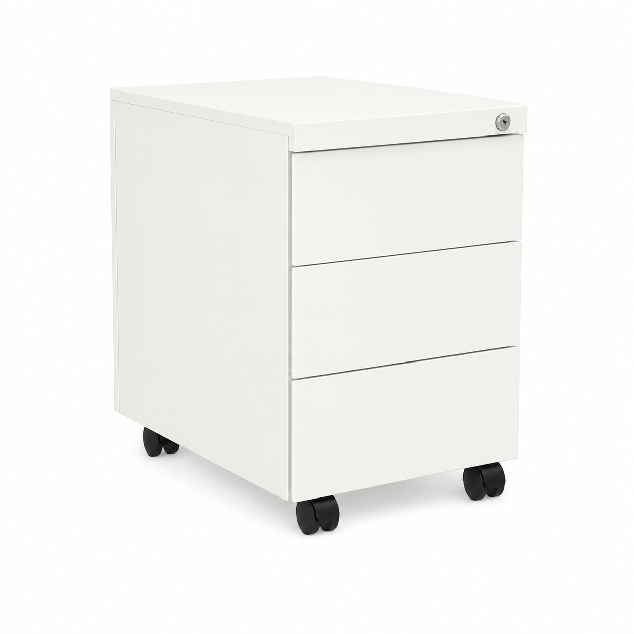 Rolblok YKG 603 met drie laden in wit