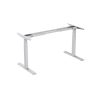 YOUP02 elektrisch zit-sta bureauframe met USB – wit