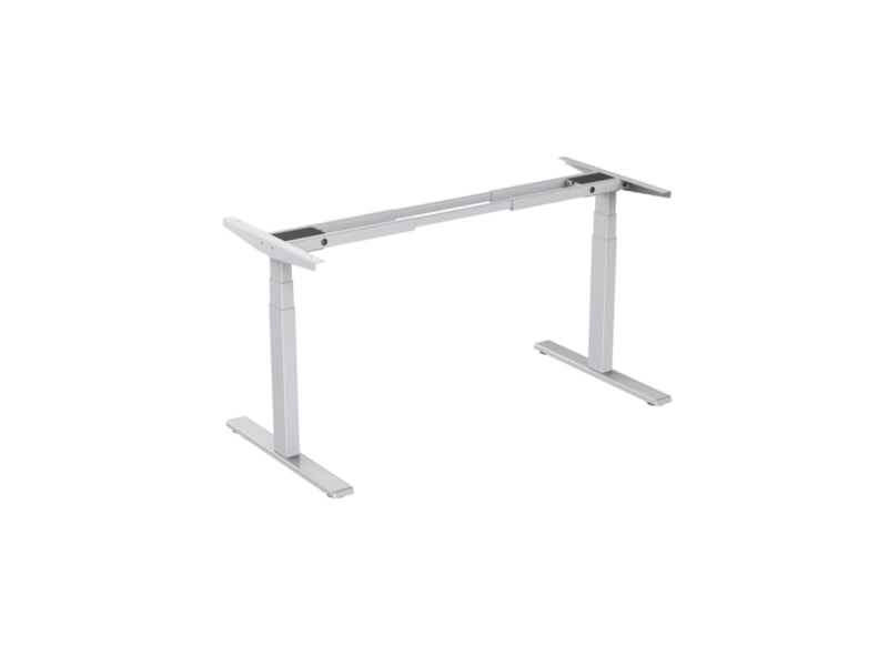 YOUP02 elektrisch zit-sta bureauframe met USB – wit