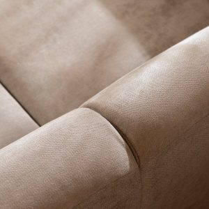 2,5-zitsbank Maine in taupe gemêleerde stof