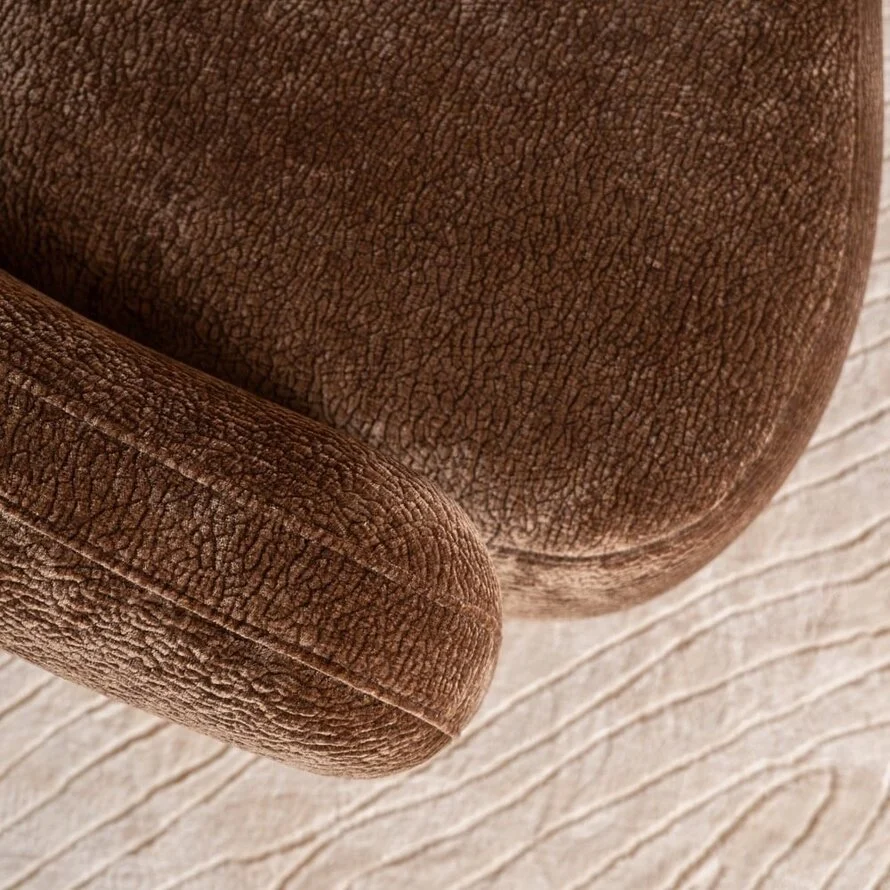 Hoekbank Vienna chenille chocolate brown rechts - Afbeelding 9