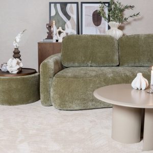 Hoekbank Vienna chenille groen rechts