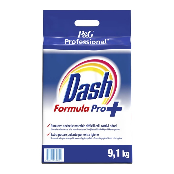 Dash Professional Formula Pro Plus waspoeder verpakking 9,1 kg