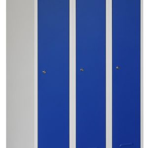 Garderobekast RH 180-3.3 – drie persoonlijke kledingplekken voor het team