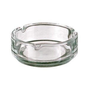 Glazen stapelbare asbak Ø10 cm – set van 24