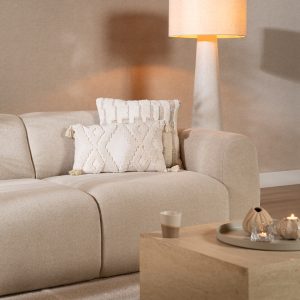 2,5-zitsbank Maine in beige chenille, sfeerbeeld