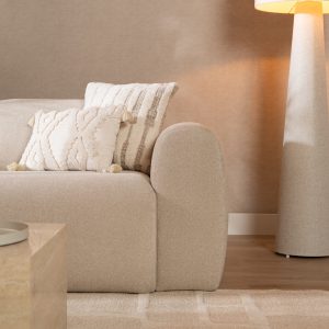 2,5-zitsbank Maine in beige chenille, sfeerbeeld