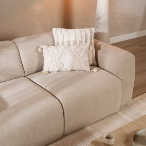 2,5-zitsbank Maine in beige chenille, sfeerbeeld