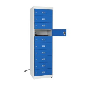 Laptopkast DPK 180-1.10 – opbergen en opladen in tien vakken - Afbeelding 2