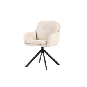 Mara draaibare kuipstoel met terugdraaifunctie – beige