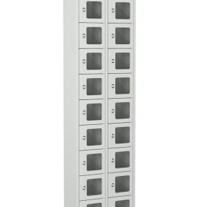 Mini locker MLCK 180-2.20 – twintig vakken met acrylglas