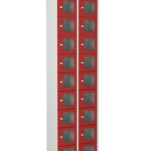 Mini locker MLCK 180-2.20 – twintig vakken met acrylglas - Afbeelding 5