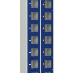 Mini locker MLCK 180-2.20 – twintig vakken met acrylglas - Afbeelding 4