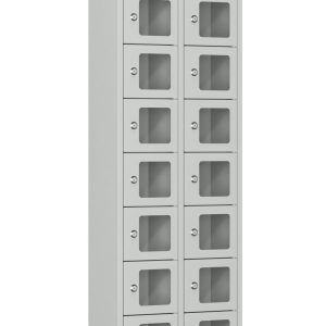 Mini locker MLCK 180-2.20 – twintig vakken met acrylglas - Afbeelding 2