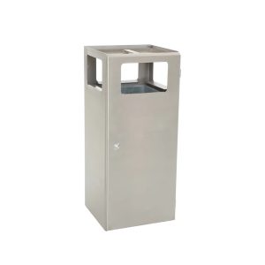 Piramide as-papierbak basis 70 liter in RVS, zonder afdekkap