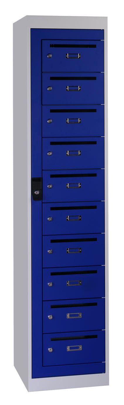 Postlocker OPK 180-1.10 – tien vakken voor interne post - Afbeelding 2