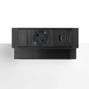 Power Desk-up 2.0 met stroom en USB – compacte aansluiting binnen handbereik - Afbeelding 2
