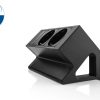 Power Desk-up 2.0 met twee stopcontacten – netstroom op het bureaublad