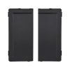 Rubbermaid zwarte afsluitbare deurenset voor housekeepingwagens