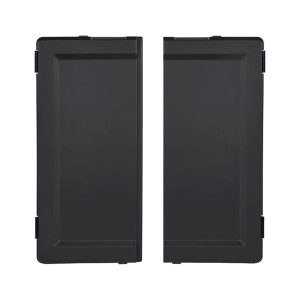 Rubbermaid zwarte afsluitbare deurenset voor housekeepingwagens