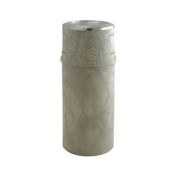 Rubbermaid beige as-papierbak van 94,6 liter met pushklep