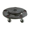 Rubbermaid Brute Dolly zwart onderstel met vijf zwenkwielen