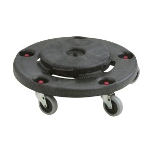 Rubbermaid Brute Dolly zwart onderstel met vijf zwenkwielen