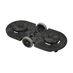 Rubbermaid Brute Dolly tandem zwart voor twee ronde containers