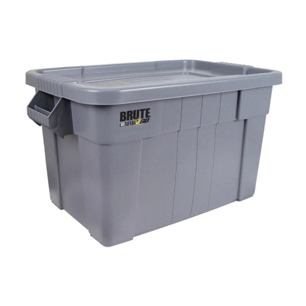 Rubbermaid Brute opbergbox 75,5 liter met deksel grijs