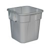 Rubbermaid Brute vierkante afvalcontainer 106 liter grijs