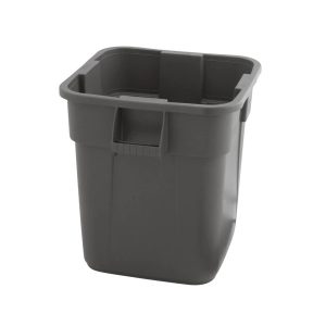 Rubbermaid Brute vierkante afvalcontainer 151,4 liter grijs zonder deksel