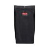 Rubbermaid zwarte canvaszak 150 liter met ritssluiting voor housekeepingwagens