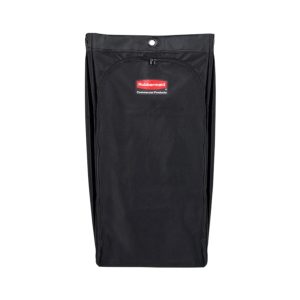 Rubbermaid zwarte canvaszak 150 liter met ritssluiting voor housekeepingwagens