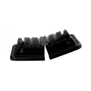 Zwart gewelfd scharnierend Rubbermaid deksel voor Cube Truck 0,3 m³