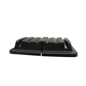 Zwart Rubbermaid deksel voor Cube Truck 0,4 en 0,5 m³