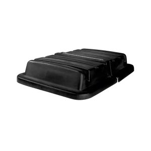 Zwart Rubbermaid deksel voor Cube Truck 0,6 m³