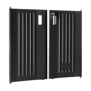 Rubbermaid zwarte afsluitbare deurenset VB006197 voor hotelwagens