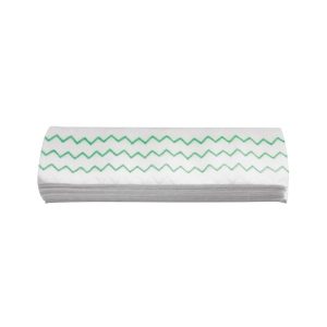 Rubbermaid disposable microvezelmoppen met groene zigzagmarkering