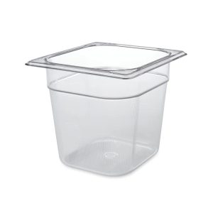 Rubbermaid gastronorm voedselpan GN 1/6 2,4 liter transparant zonder deksel