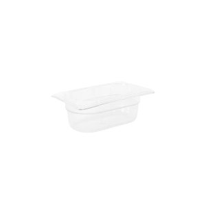 Rubbermaid gastronorm voedselpan GN 1/9 0,6 liter transparant zonder deksel
