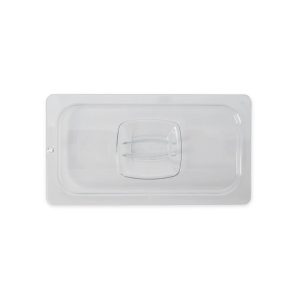 Rubbermaid transparant gastronormdeksel GN 1/3 met handgreep en ophangopening, los zonder voedselpan