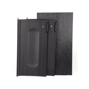 Rubbermaid afsluitbare zwarte kastdeurset VB000985