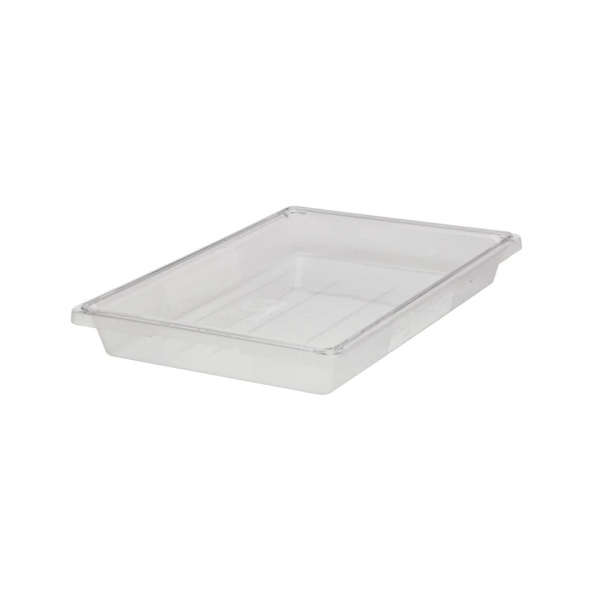 Rubbermaid lage transparante voedselbewaarbak 19 liter, 8,9 cm hoog, zonder deksel