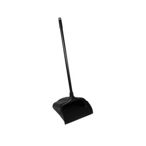 Rubbermaid zwart Lobby Pro stofblik met steel VB002531
